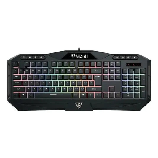 Teclado Gamdias Ares M1 Óptico Retroiluminado Negro