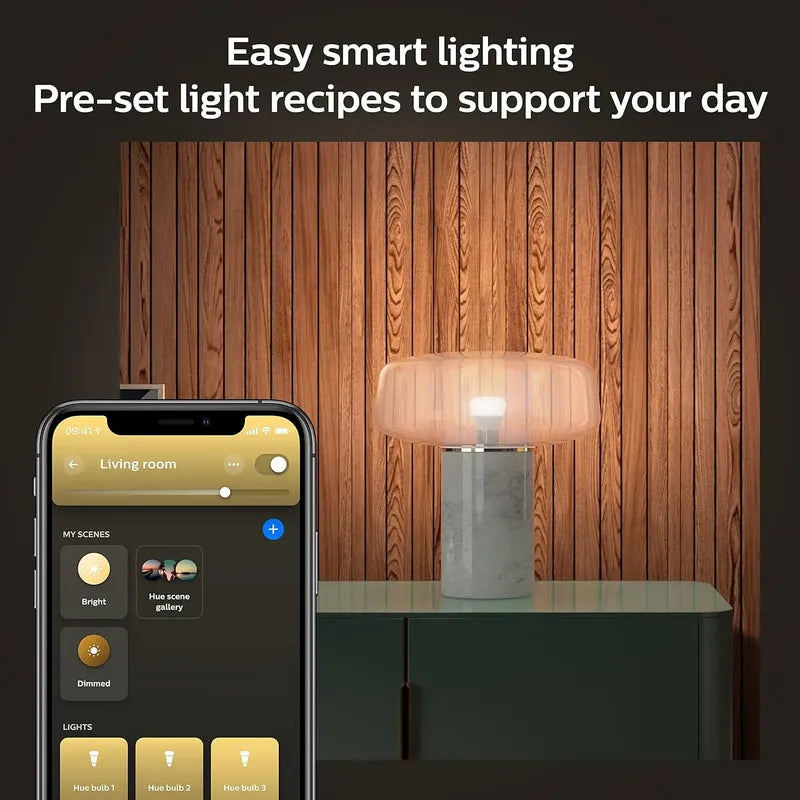 Kit Básico De Luz Inteligente Philips Hue White, Hue+ 2 Led