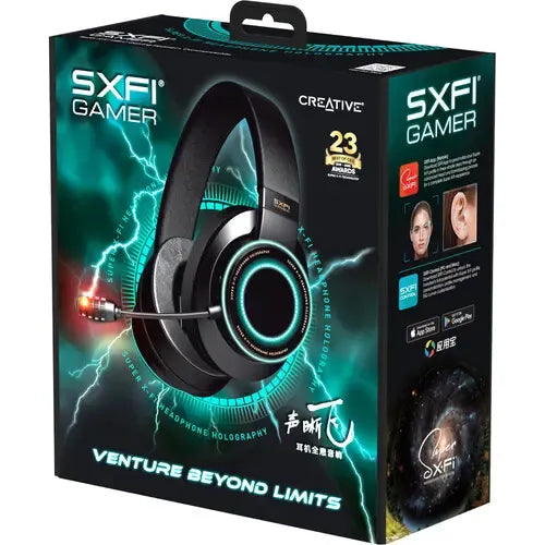 Audifonos Creative Sxfi Gamer Usb-c Negro
