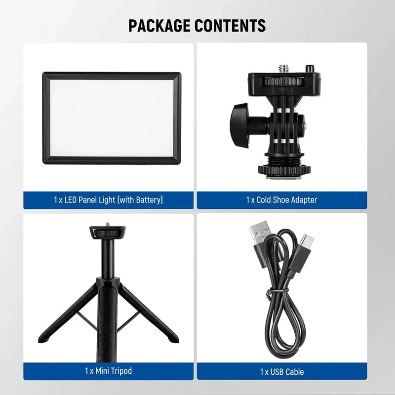 Panel De Luz Led Bicolor Neewer Nl116ai 9 Inch + Mini TriPod