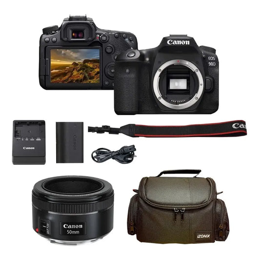 Camara Canon Eos 90d Dslr+ Lente 50mm+ Bolso