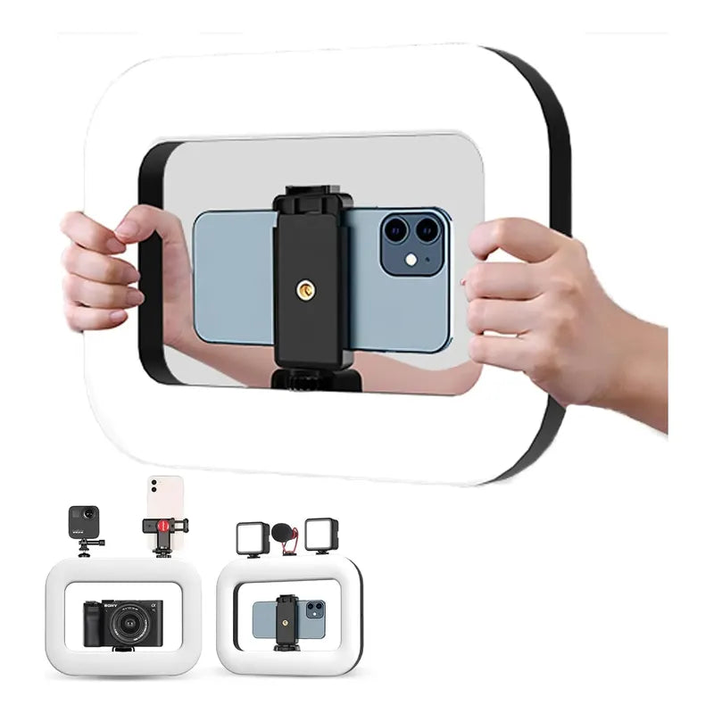 Aro De Luz Selfies Portátil Ym200 Bi-color