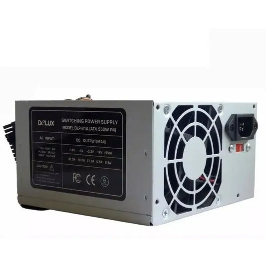 Fuente De Poder 550 Watts Atx Marca Delux Computador