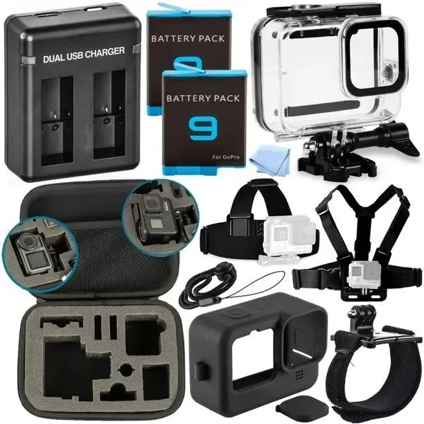 Kit Premium Ultimaxx 10 Accesorios Para Gopro 9/10 Black Bcv