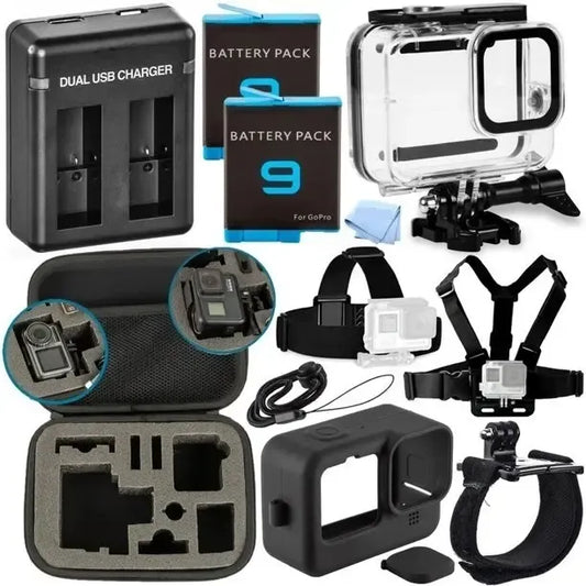 Kit Premium Ultimaxx 10 Accesorios Para Gopro 9/10 Black Bcv