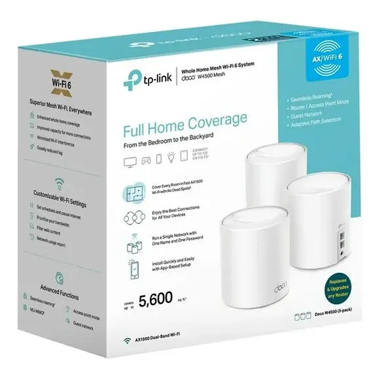 Router Tp-link Ax2700 Wifi-6 Deco Mesh W8100 3pack