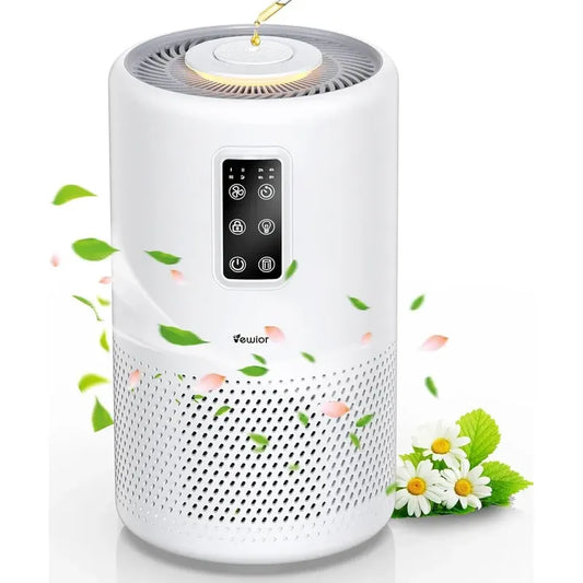 Purificador De Aire Vewior H13 True Hepa 150m2, Fragancia Blanco