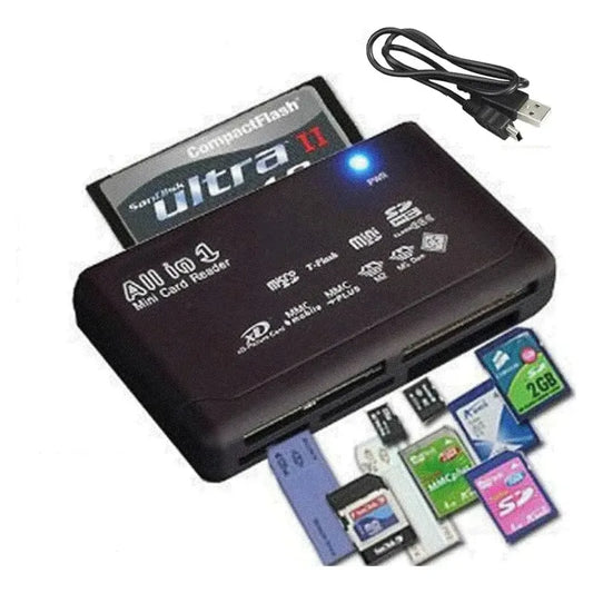 Lector Tarjetas Memoria 26 En 1 Usb 2.0, All In One