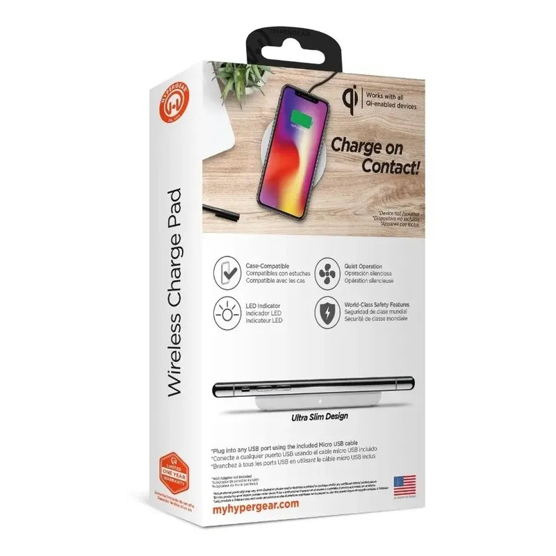 Almohadilla Carga Inalámbrica Hypergear Wireless Charge Pad