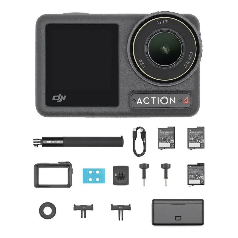 Camara Dji Osmo Action 4 Adventure Combo Gris Oscuro