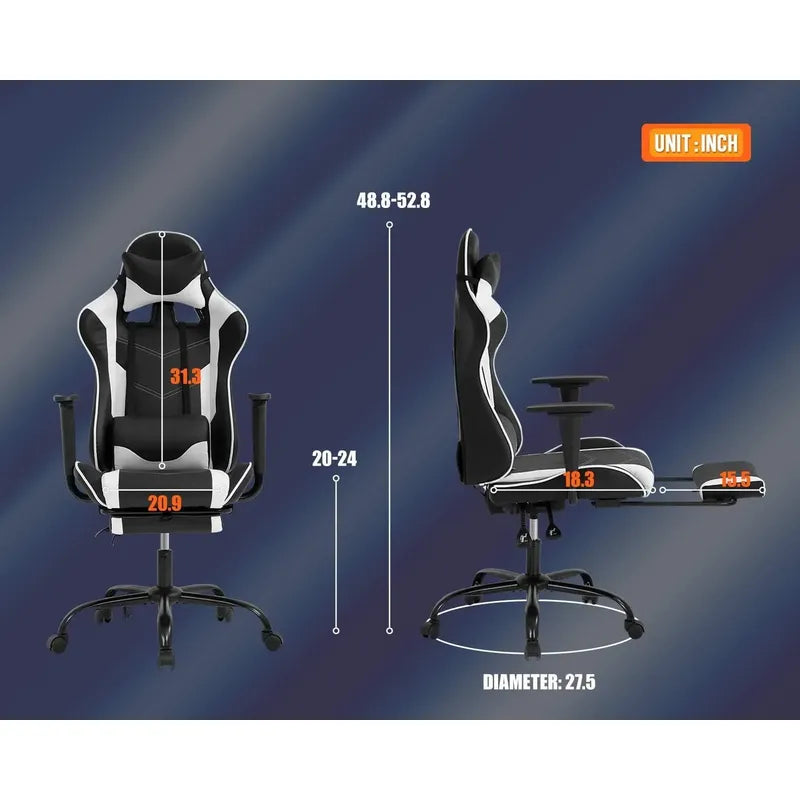 Silla Gaming Racing Bestoffice, Reposapies,