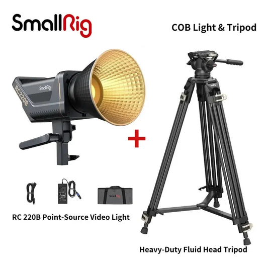 Luz Led Monocromática Smallrig Rc 220b Individual Gris Oscuro Blanco Cálido