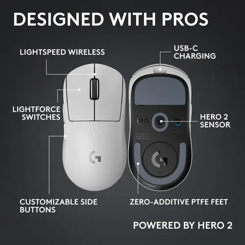Mouse Wireless Logitech G Pro X Superlight 2c Lightspeed