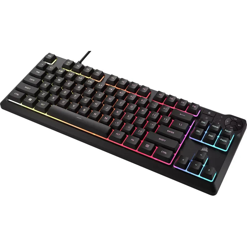 Teclado Corsair K55 Core Tkl Rgb 75% Mecánico