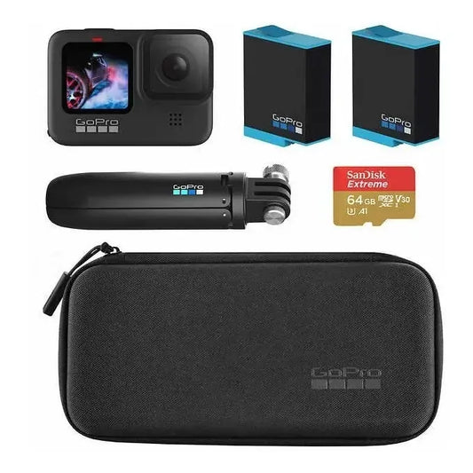 Gopro 9 Pack 2 Batería, Shorty, Microsd 64gb, Maletin