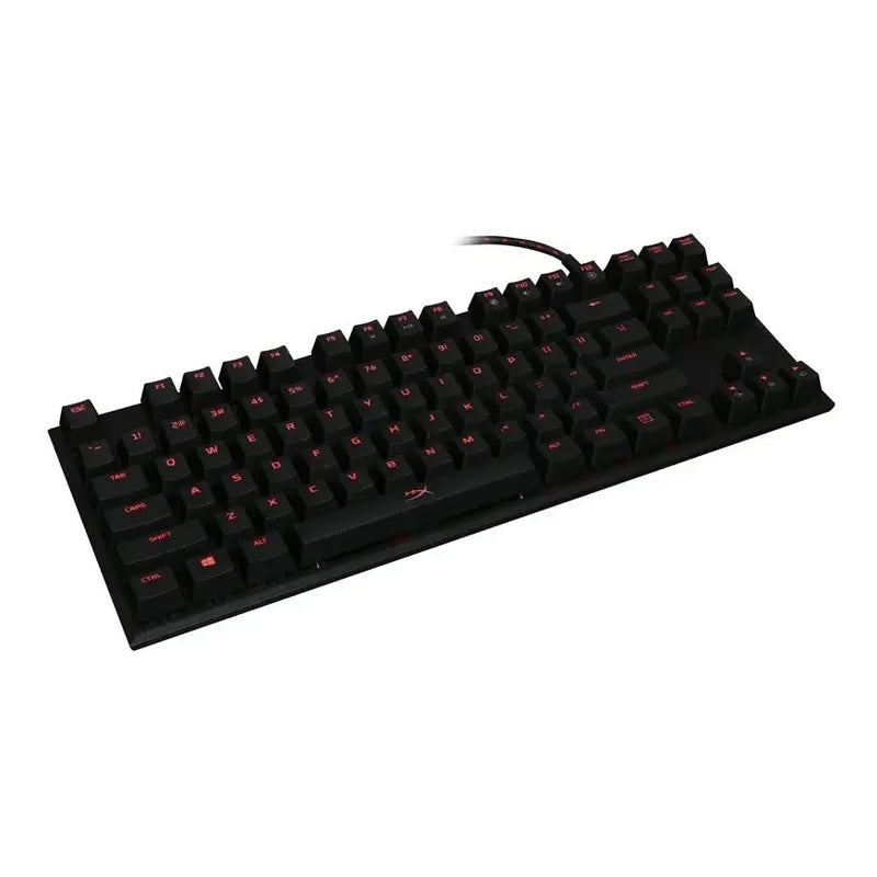 Hyperx Alloy Fps Pro Teclado Mecánico Led Rojo Cherry Mx Red Negro