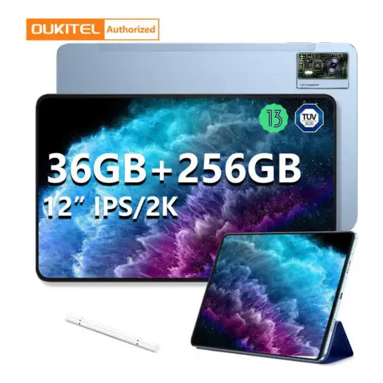 Tablet Oukitel Ot5 Android 13 36gb+256gb 12  Doble Sim Negro