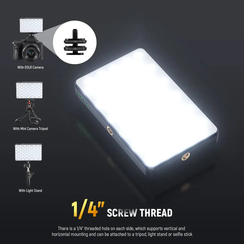 Luz Led Neewer Bl120b Selfie Celular Difusor Y Bateria 3ah