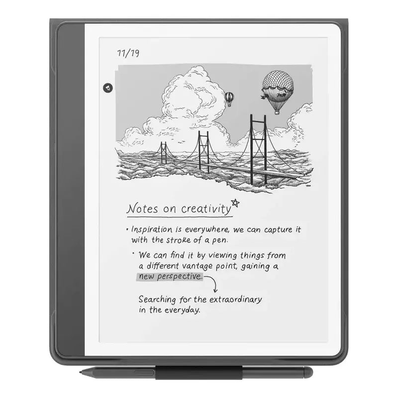 Funda Protectora Kindle Scribe Cuero Tipo Folio Magnetico