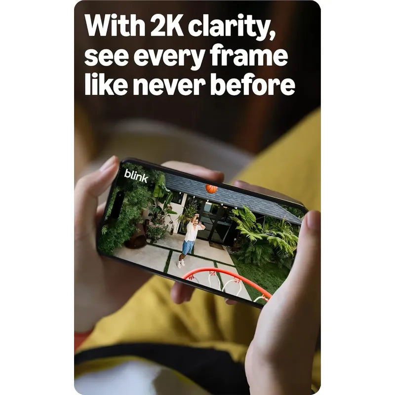 Cámara De Seguridad Inteligente Wireless Blink Outdoor 2k+