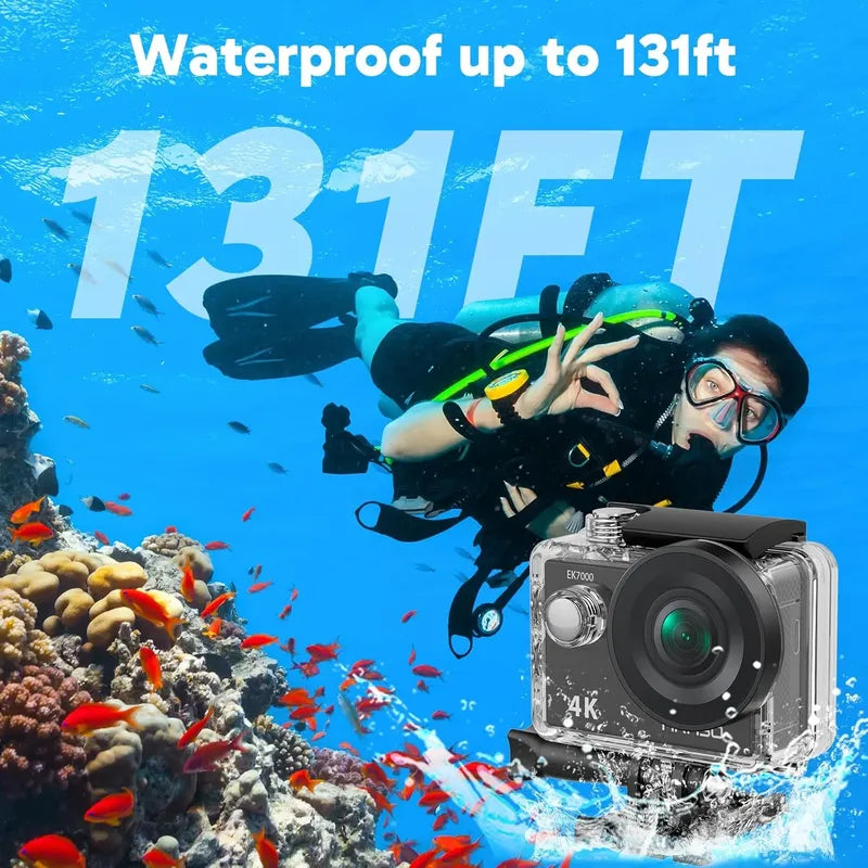 Camara De Accion Akaso Ek7000+ Bundle Kit