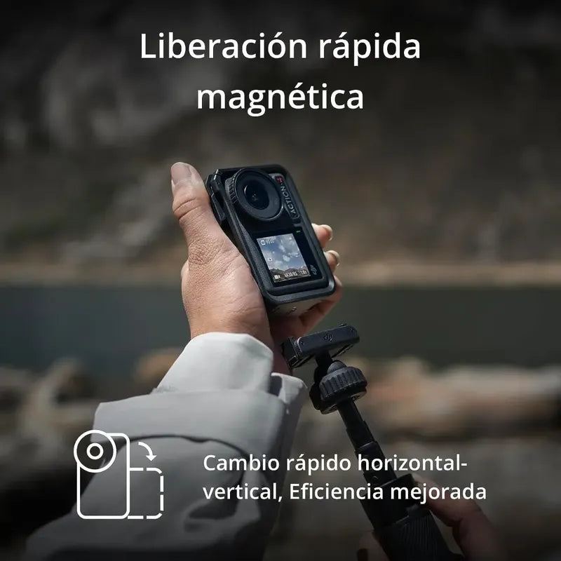Camara Dji Osmo Action 4 Adventure Combo Gris Oscuro