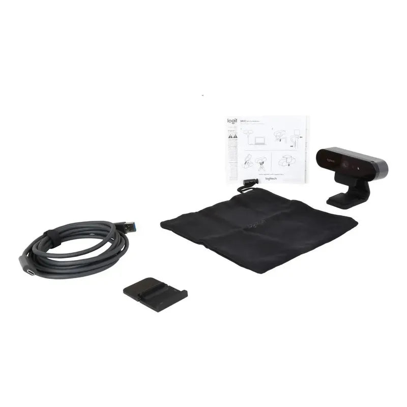 Cámara Web Logitech Brio Video Ultra Hd 4k  Negro