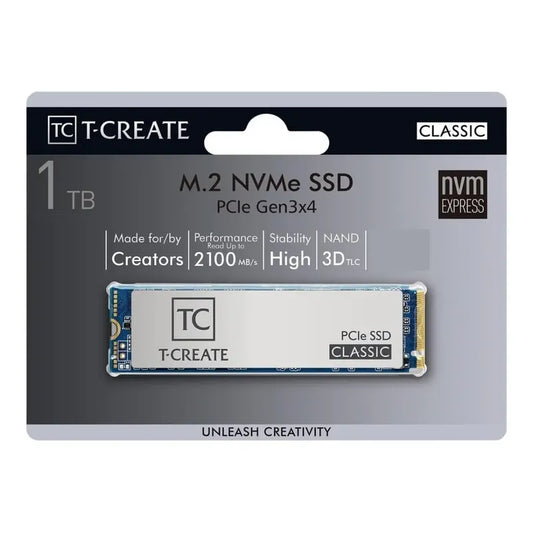 M.2 Team Group T-create Classic M.2 2280 1tb Pcie 12000tbw
