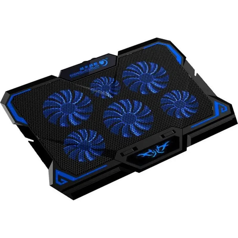 Base Ventilador 6 Fan Cooler Usb Laptop Ajustable 2600rpm