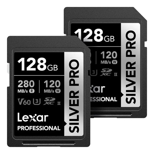 Memoria Lexar Silver Pro Sdxc Uhs-ii 128gb X2 280-120mb/s