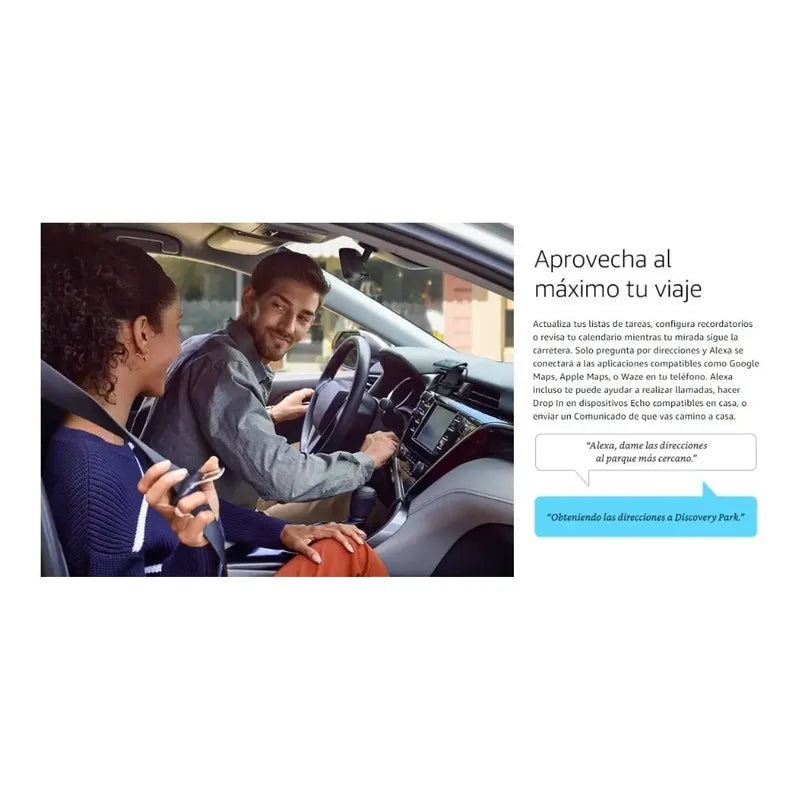 Echo Auto Alexa Para Vehículo Carro Parlante Inteligente