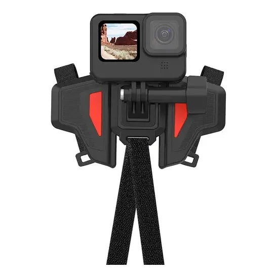 Soporte De Casco Para Cámaras De Acción Telesin Gp-hbm-mt2 Negro