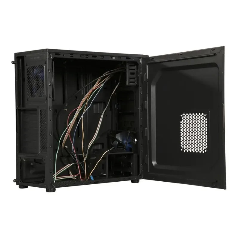 Chasis Case Diypc Solo-t2-r Black Usb 3.0 Atx Mid Tower 2fan