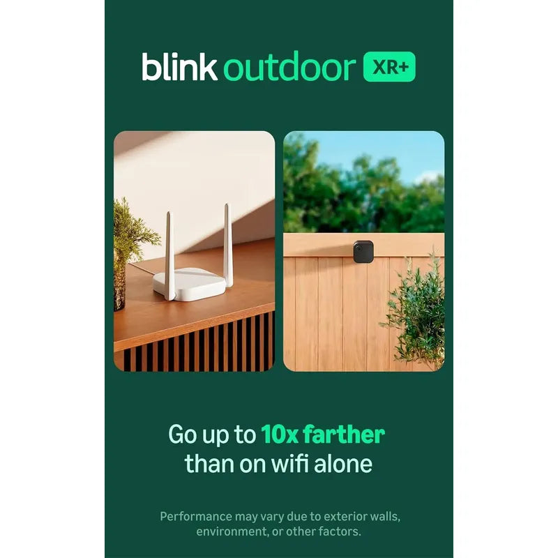 Blink Outdoor Xr+ 6 Cámaras De Vigilancia Inalámbricas Negro