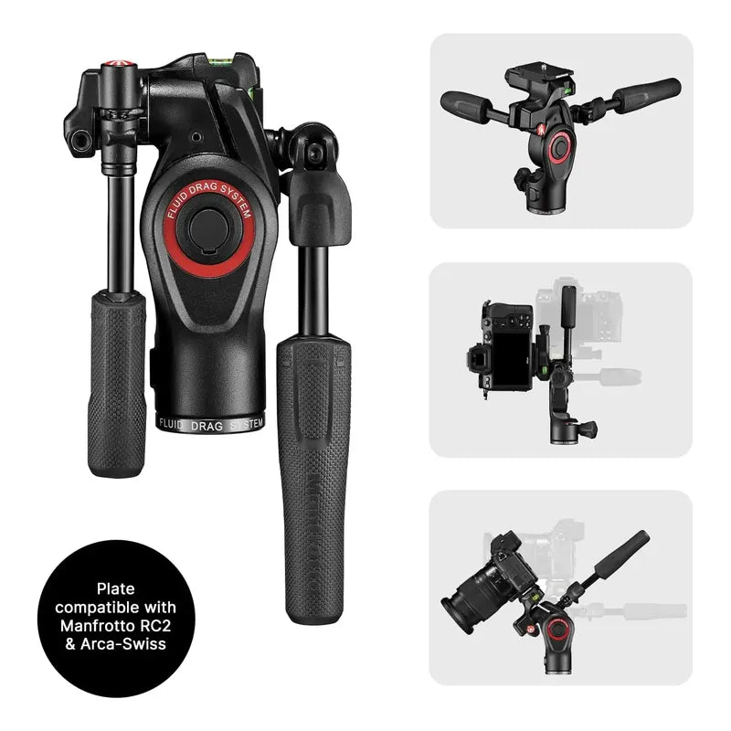 Tripode Manfrotto Befree 3-way Live Advanced Con Estuche Negro