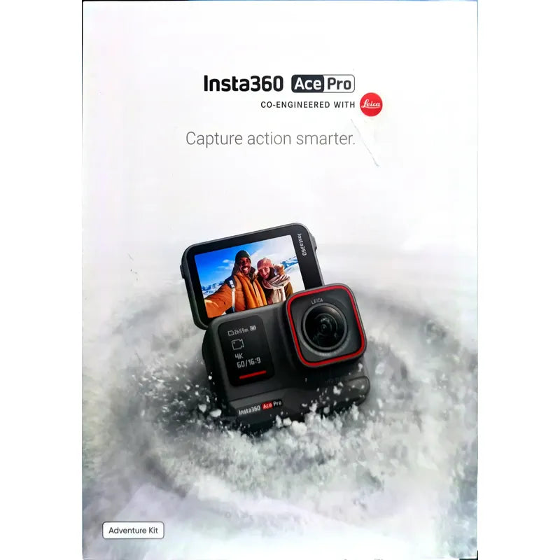 Cámara De Acción Insta360 Ace Pro 8k, 48 Mp, Adventure Kit Gris Oscuro