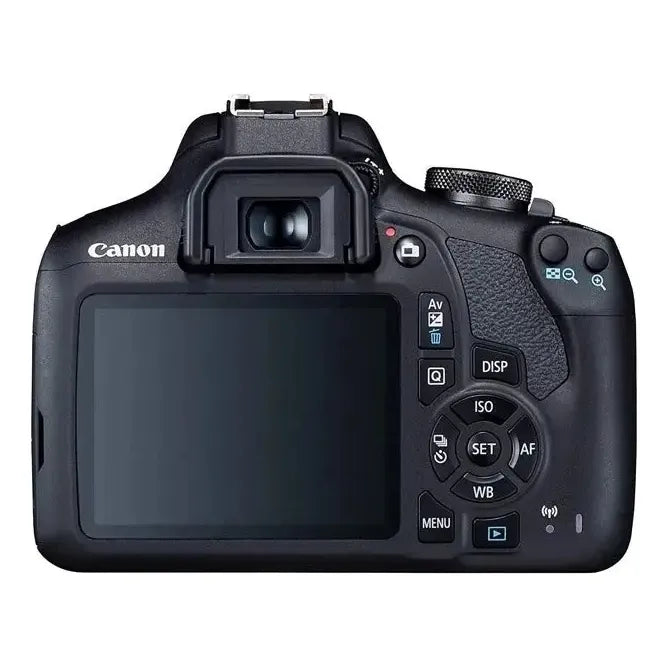 Camara Canon Eos 2000d/rebel T7+lente18-55mm+ Kit Básico32gb Negro