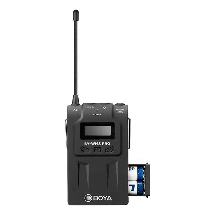Boya Kit Micrófono Inalámbrico Uhf Pro 2tx+1rx Negro