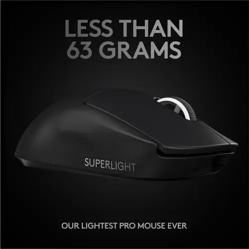 Mouse Logitech Pro X Superlight Wireless 25.400 Ppp, 1ms,  Negro