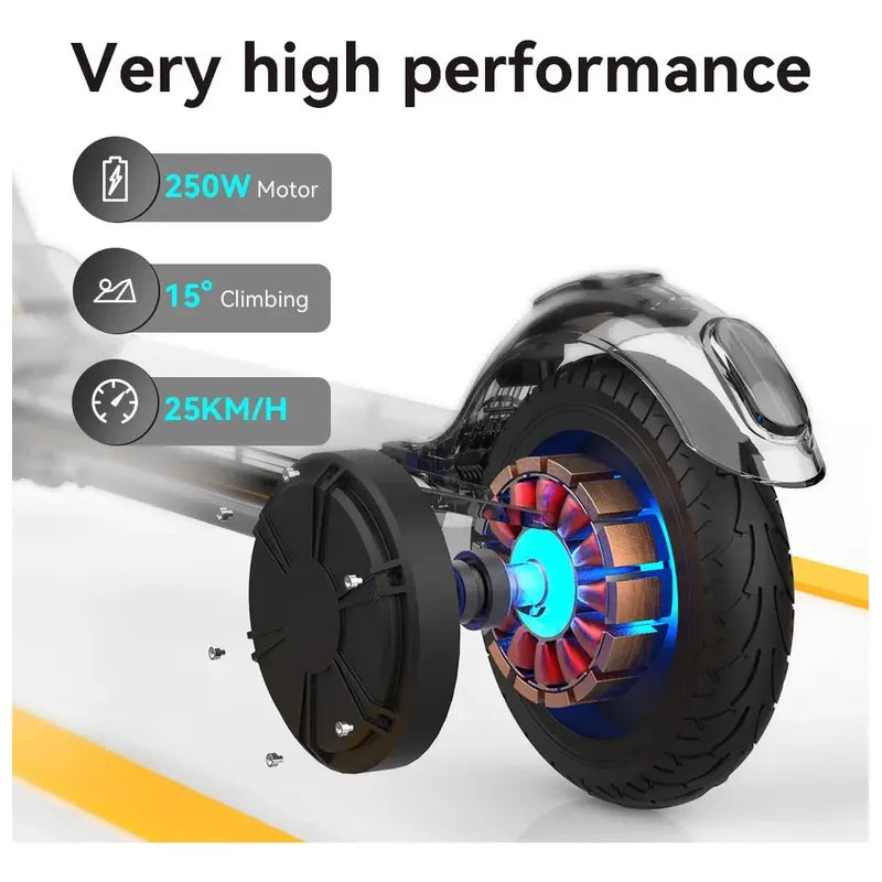 Scooter Megawheels S10 Patineta Eléctrica Largo Rango Urbano