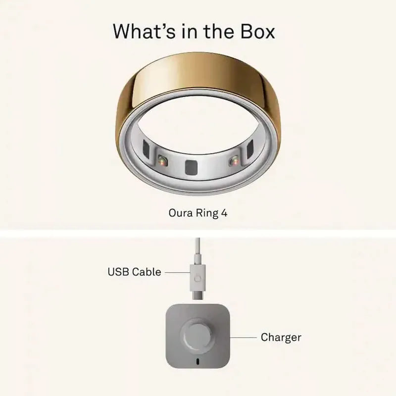 Anillo Oura Ring 4 Gold: Monitoriza Estrés Sueño Salud+
