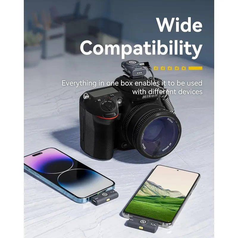 Micrófono Hollyland Lark M2 Wireless Usb-c Y Lightning Bcv