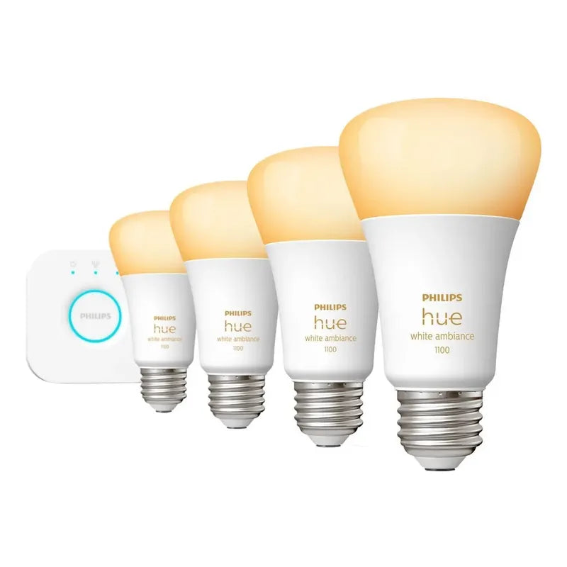 Philips Kit Bombillas Led Inteligentes Hue White A19, 70w