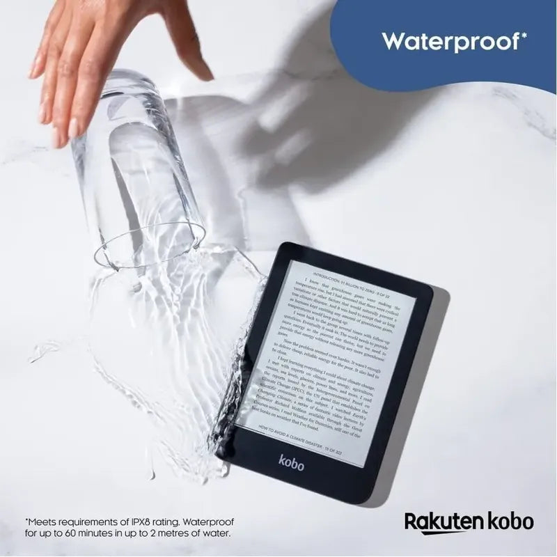 Ebook Kobo Clara 2e Ereader De 6  Y 16 Gb Comfortlight Pro Negro