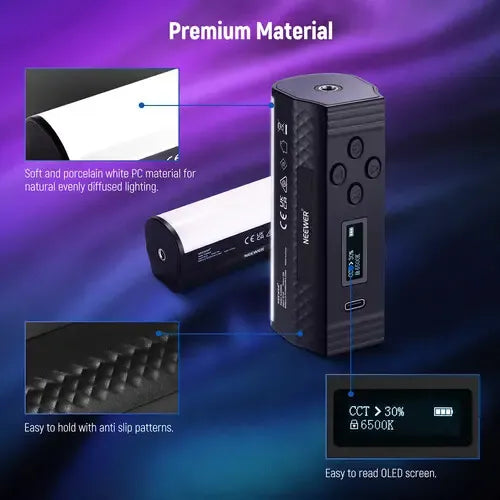 Barra De Luz Magnética Neewer Tl96 Rgb Portatil