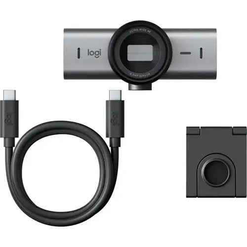 Cámara Web Logitech Mx Brio 705 Ultra Hd 4k For Business Gris Oscuro