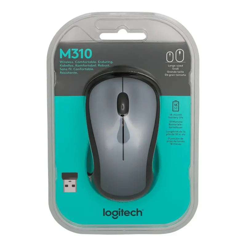 Mouse Logitech M310 Wireless Bateria 18 Meses
