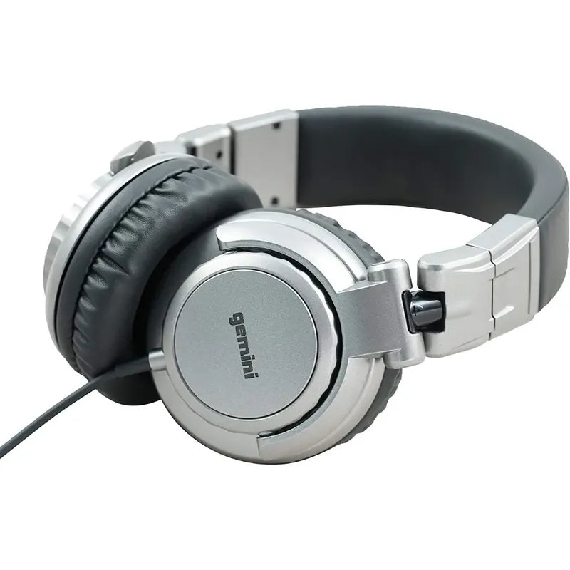 Audífonos Diadema Para Monitor De Dj Gemini Djx-500 Gris