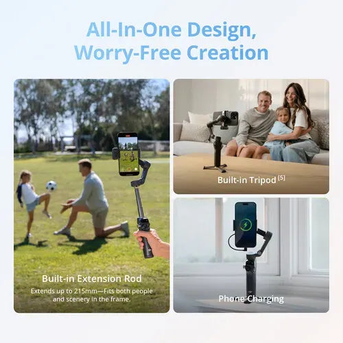 Estabilizador Video Dji Osmo Mobile 8 Gimbal 360 Celulares Negro