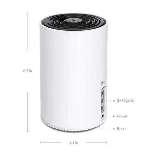 Router Tplink Deco Mesh Xe75 3 Pack Wifi6e Axe5400 7200ft²